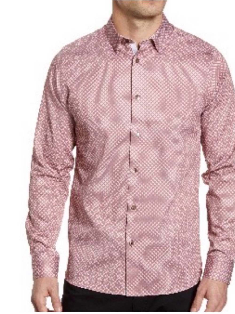Ted Baker London Vilamor Extra Slim Fit Print Sport Shirt